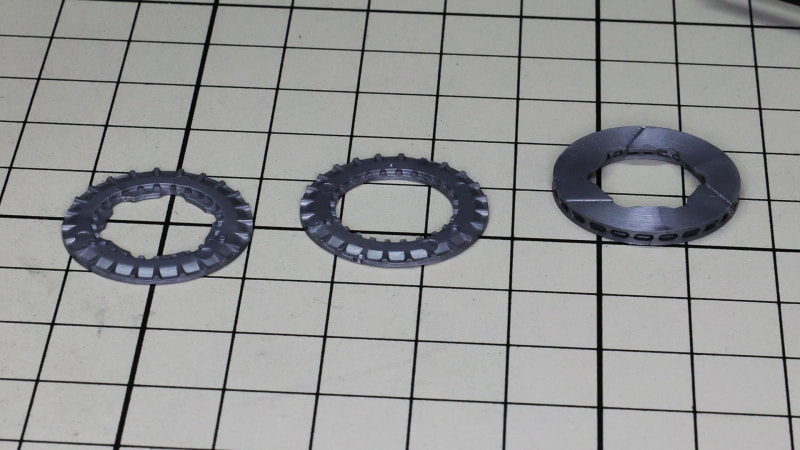 フロントのブレーキディスク