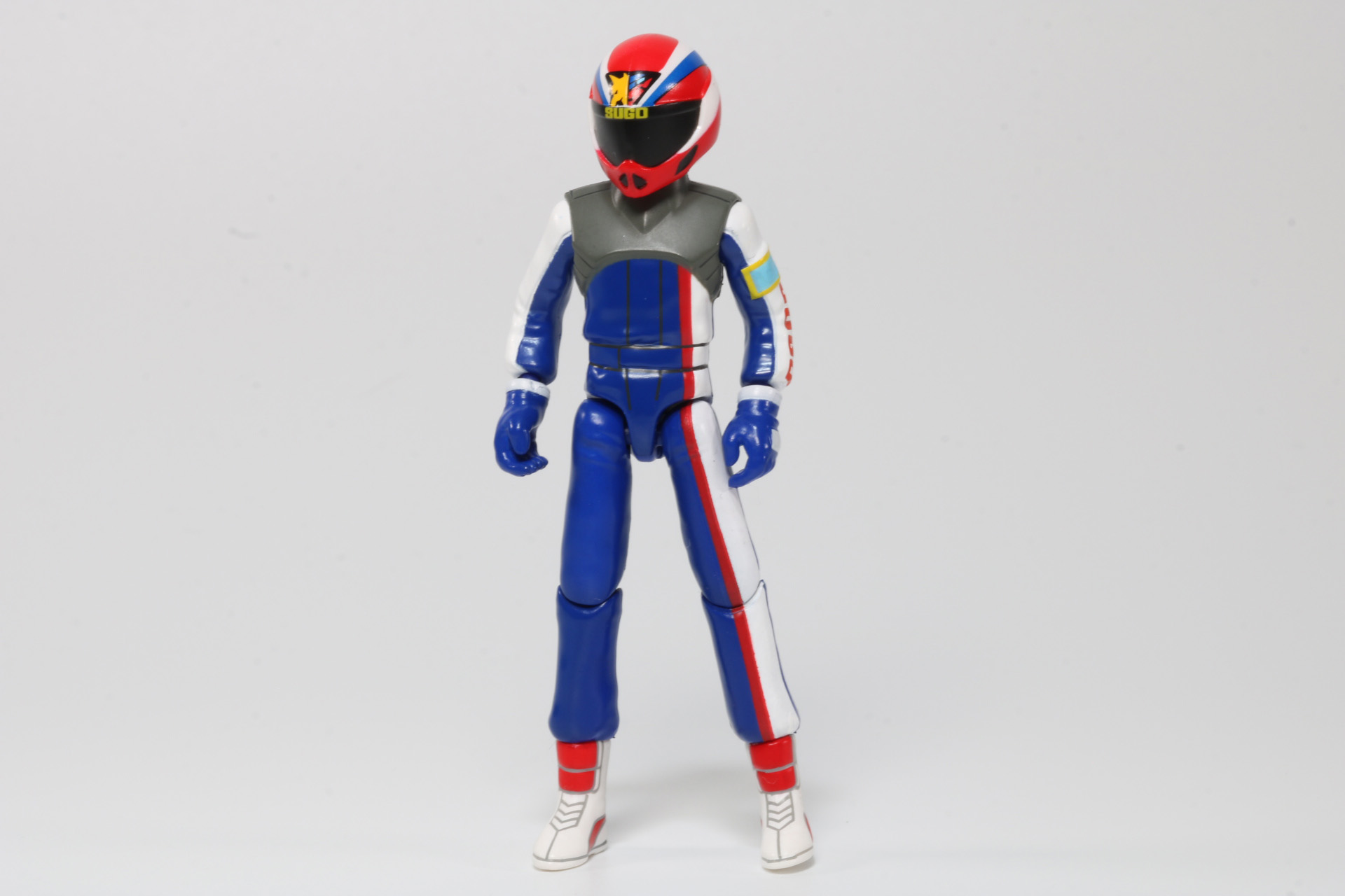 ドライバーの風見ハヤトが再現されたフィギュア