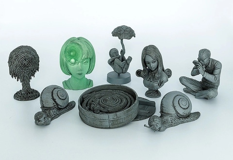 伊藤潤二氏の「うずまき」が恐怖フィギュア化、「うずまき 呪いの小箱