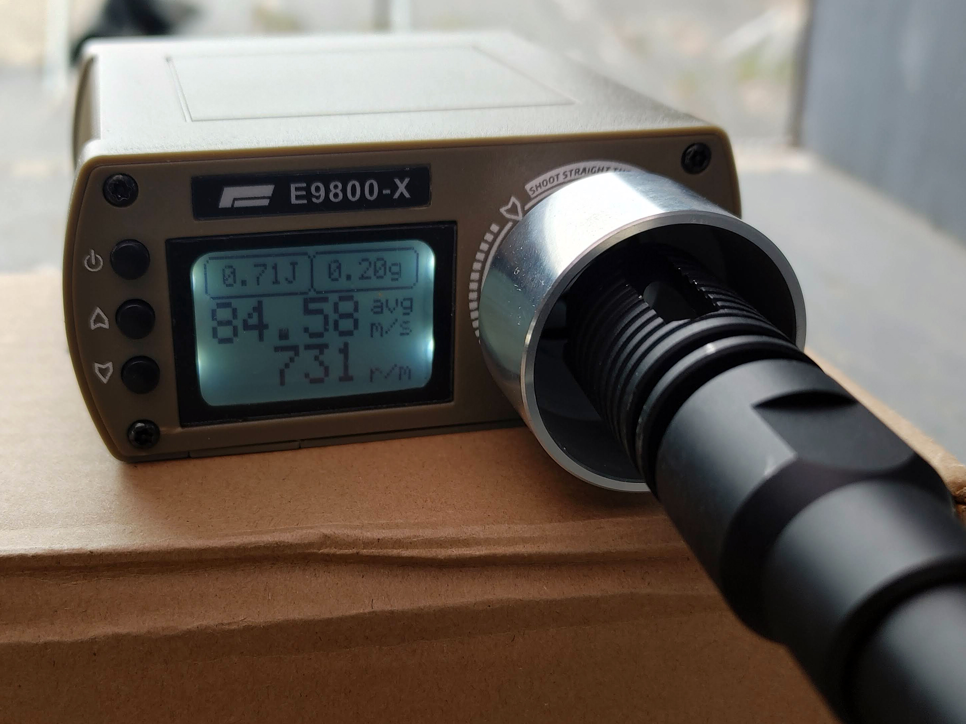 0.2gBB弾に適正ホップをかけて80～90m/sの初速で充分なパワーがある