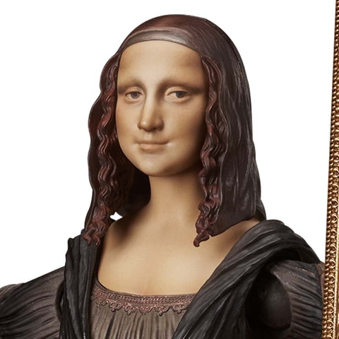 モナ・リザ」がフィギュア化！ “モナ・リザの微笑み”がいい笑顔に見え
