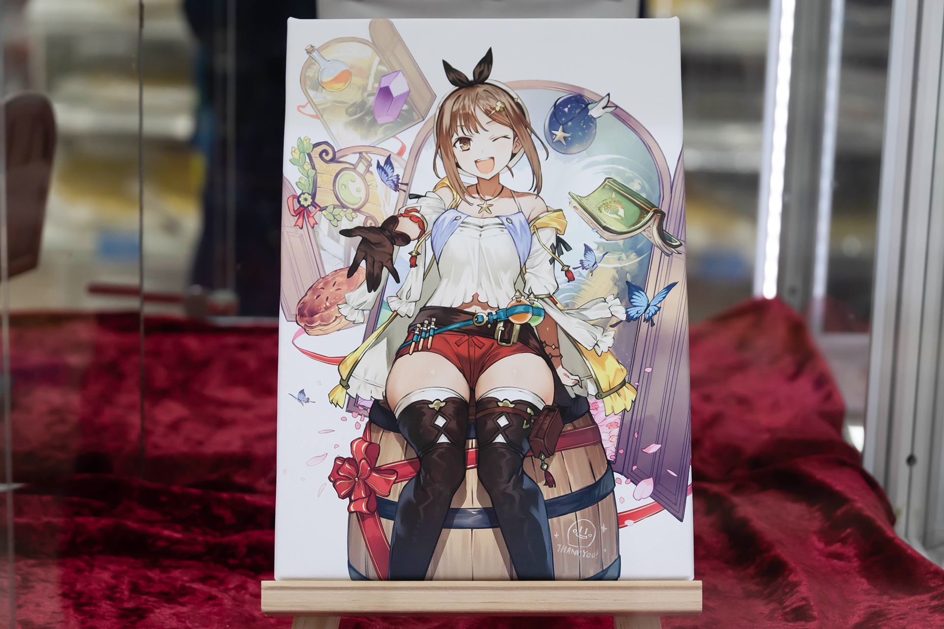 フィギュアの元となったトリダモノ氏のイラスト。あみあみ限定特典として、こちらにロゴなどを入れたアクリルキャラクタープレートが付属するバージョンも用意されいてる