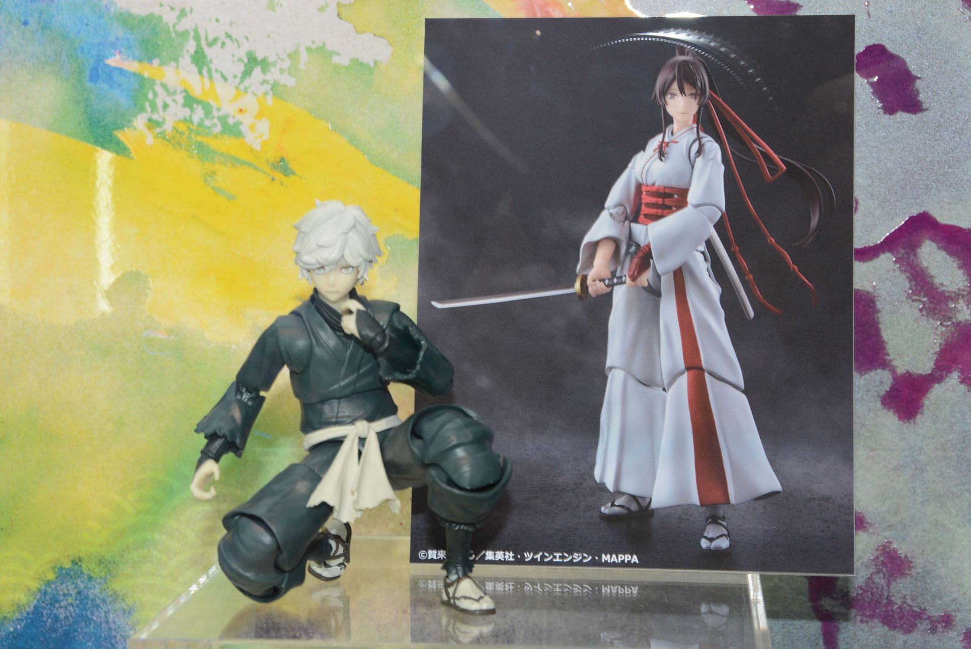 「地獄楽」の「S.H.Figuarts 山田浅ェ門佐切」は参考出品。膝や腕のシルエット表現に注目だ