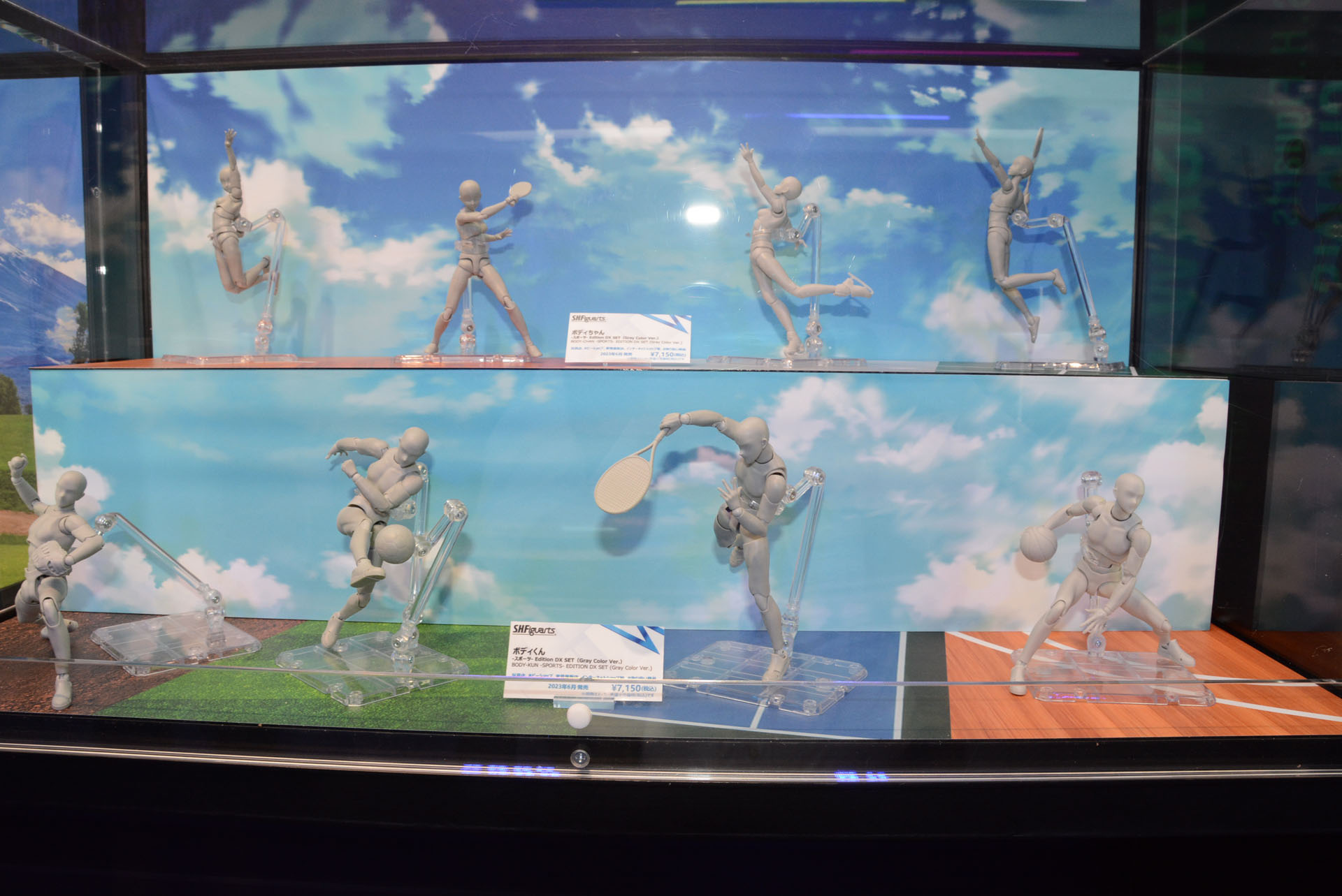 「S.H.Figuartsボディくん -スポーツ- 」シリーズは新製品の「S.H.Figuartsボディちゃん -スポーツ- Edition DX SET（BIRDIE WING Ver.）」を発表。こちらは4月21日に詳細が語られるとのこと