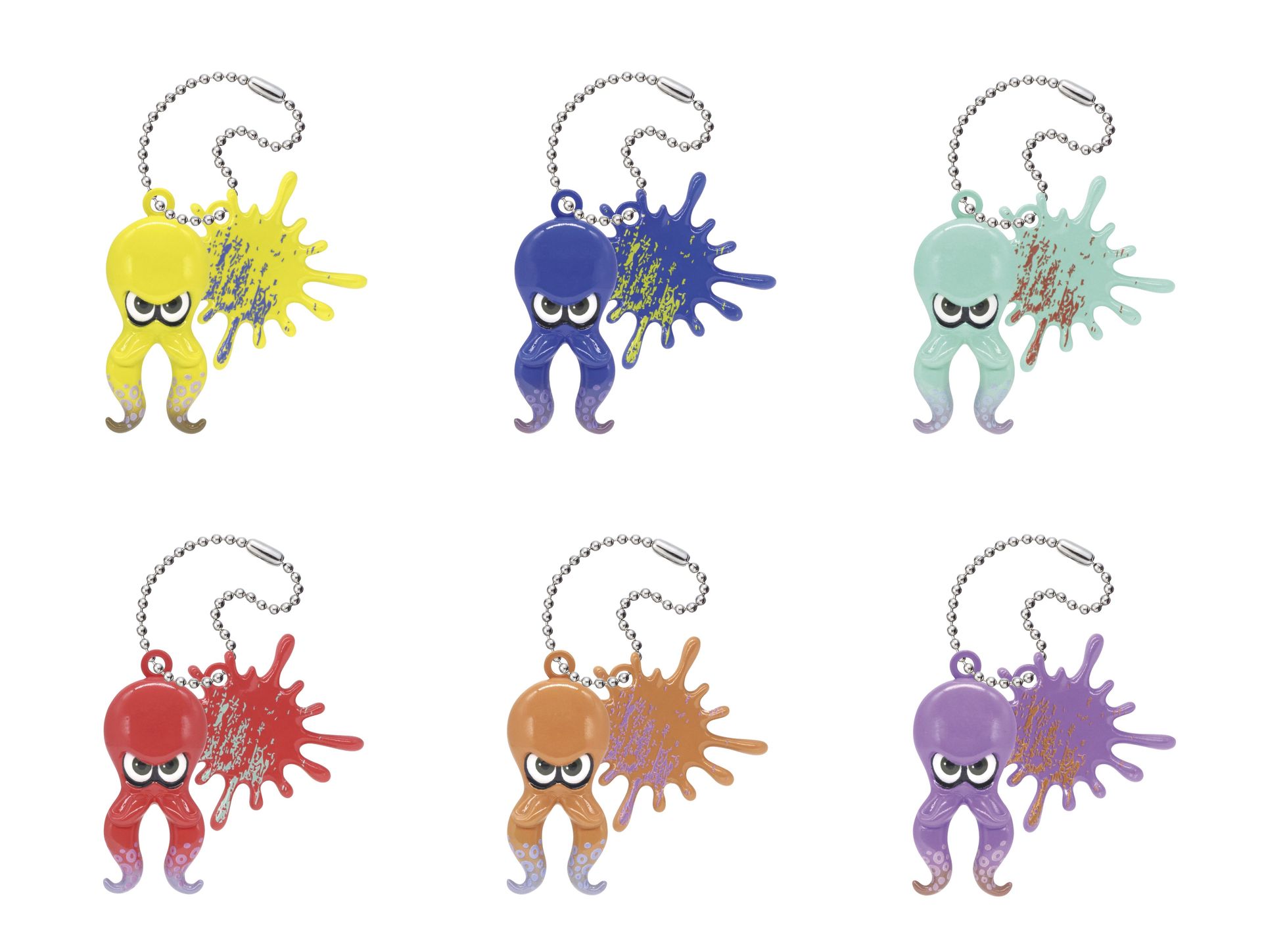 タコ（イエロー）、タコ（ブルー）、タコ（ライトブルー）、タコ（レッド）、タコ（オレンジ）、タコ（パープル）