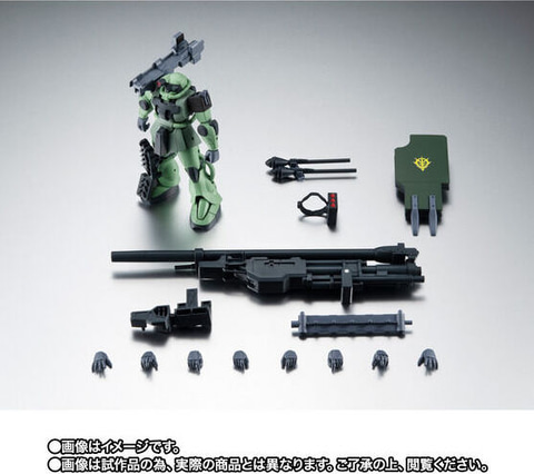 ROBOT魂＜SIDE MS＞ ver. A.N.I.M.E.」より「MS-06F ザクII（砲手用
