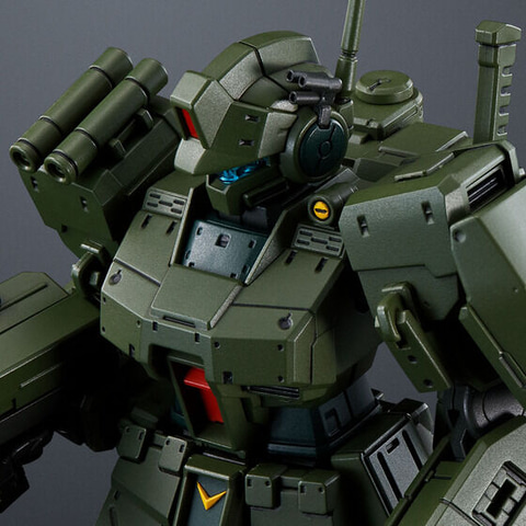 モスグリーンのカラーが特徴的なガンプラ「HG ジム・スパルタン」4次