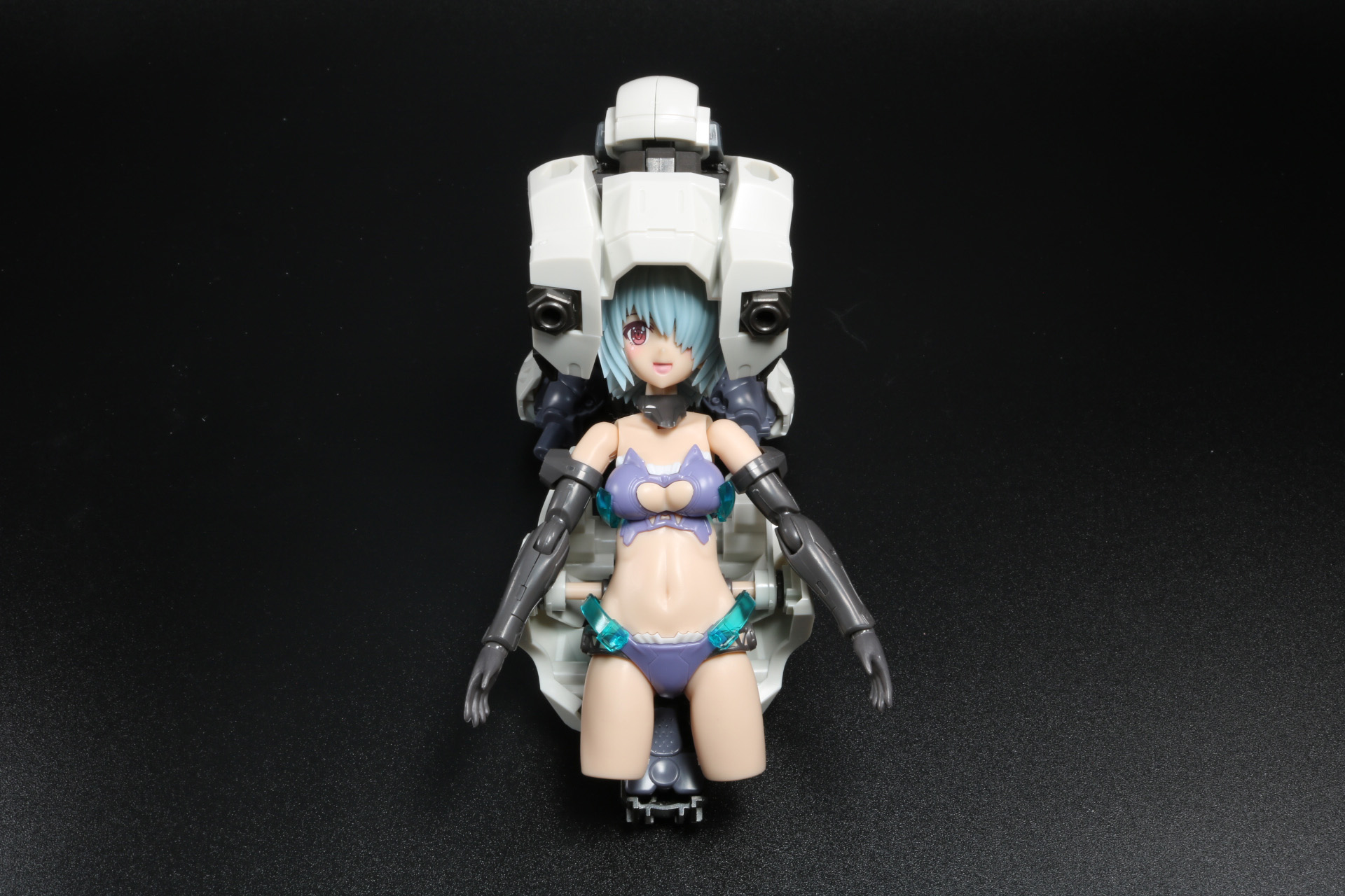 ハッチも下ろすとちょうど頭部を覆う形となる