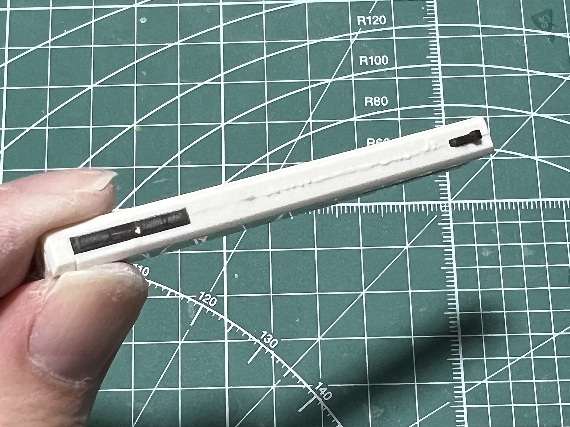 「HDプラズマキャノン」砲身の合わせ目消し