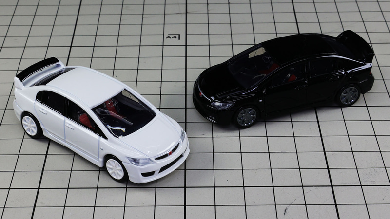 “走り”をイメージしたハコ車のボディがかっこいい