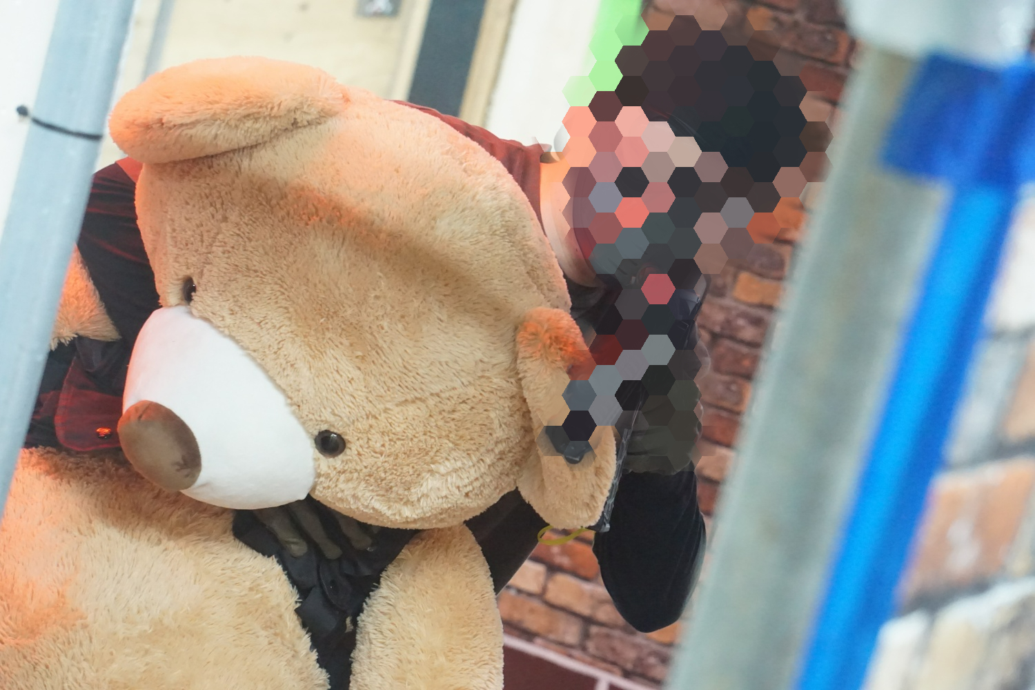 大統領役の巨大な熊のぬいぐるみを敵陣地に運ぶという、一風変わったルールも