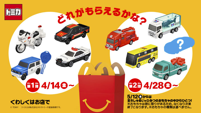 こちらがひみつのおもちゃのシルエット。一見乗用車タイプのようにも見えるが……！？