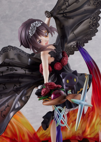 【開封済】F:NEX めぐみん 漆黒の薔薇ドレスver. めぐみん 漆黒の薔薇ドレスver. 1/7スケールフィギュア