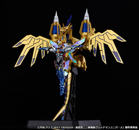 【美品・動作確認済】ゴルドバーン 発光ギミック付 グリッドマン関連フィギュア グリッドマン ユニバース THE合体 グリッドマン（Universe