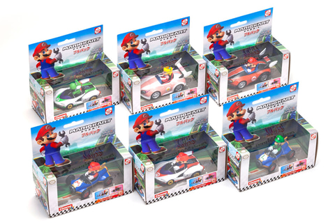 まるでゲームから飛び出してきたような造形！ プルバックカー「マリオ