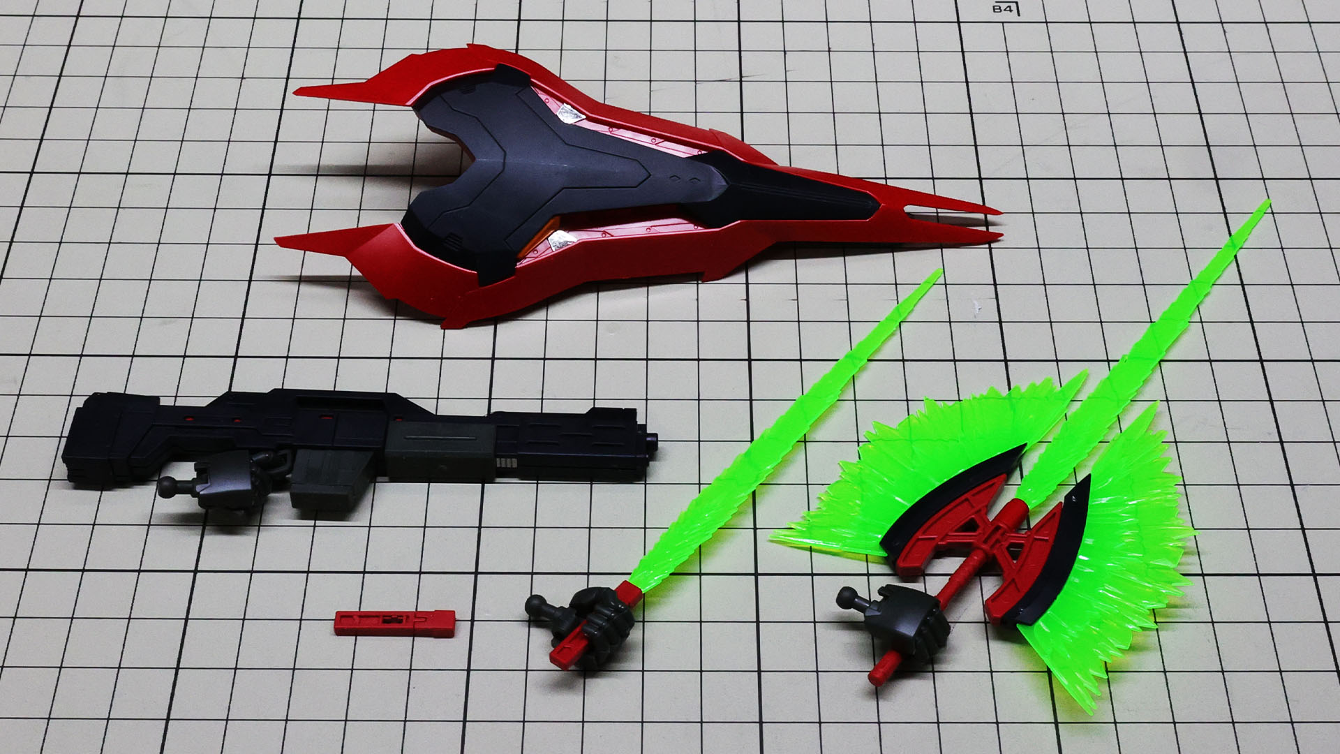 ビームエフェクトを組付けました。かっこいいです