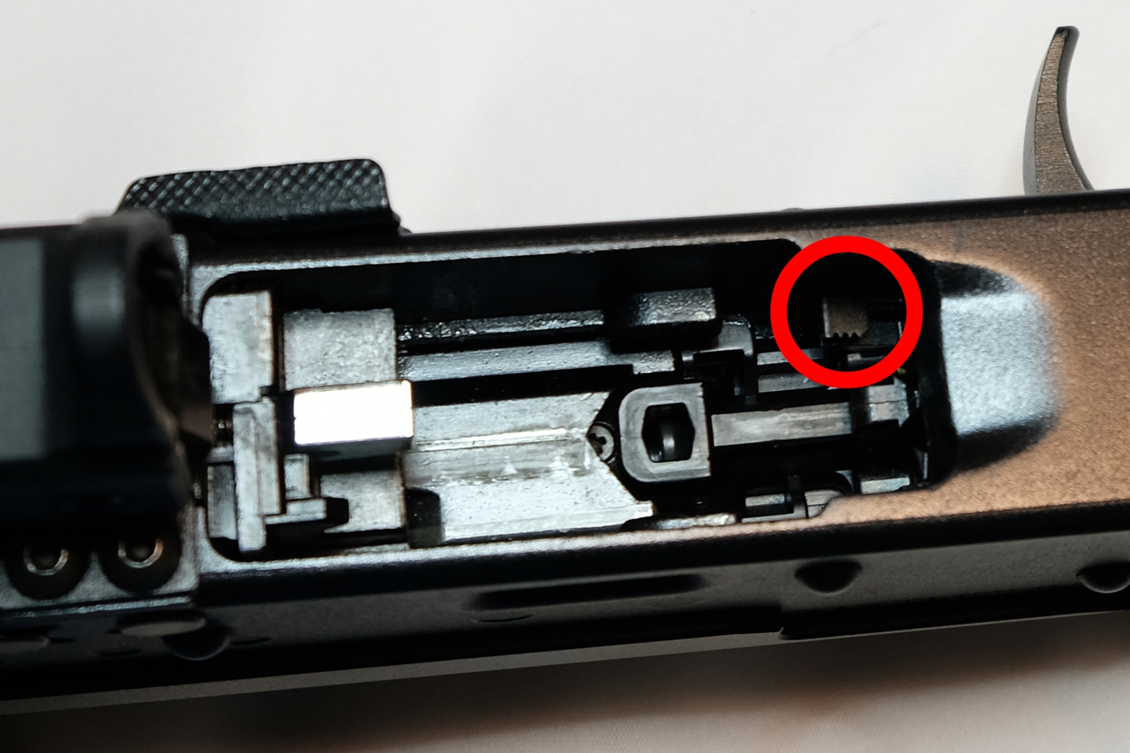 この位置でオートストップがオンになる
