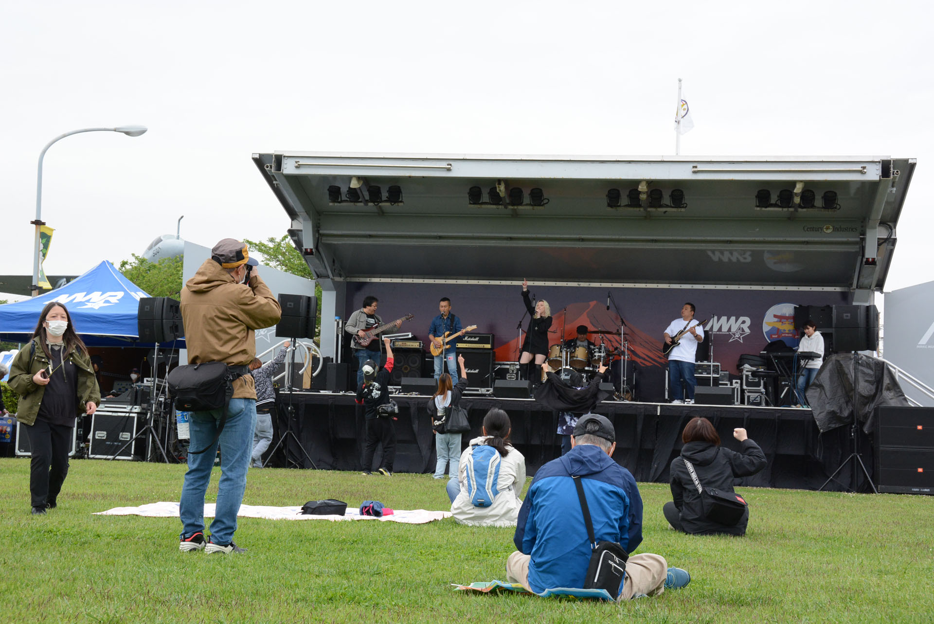 ノリノリのライブ会場