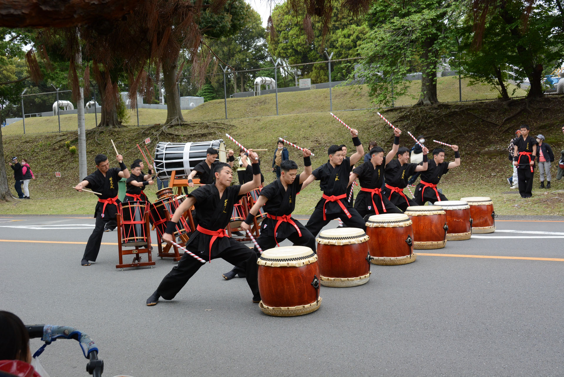 和太鼓パフォーマンスも