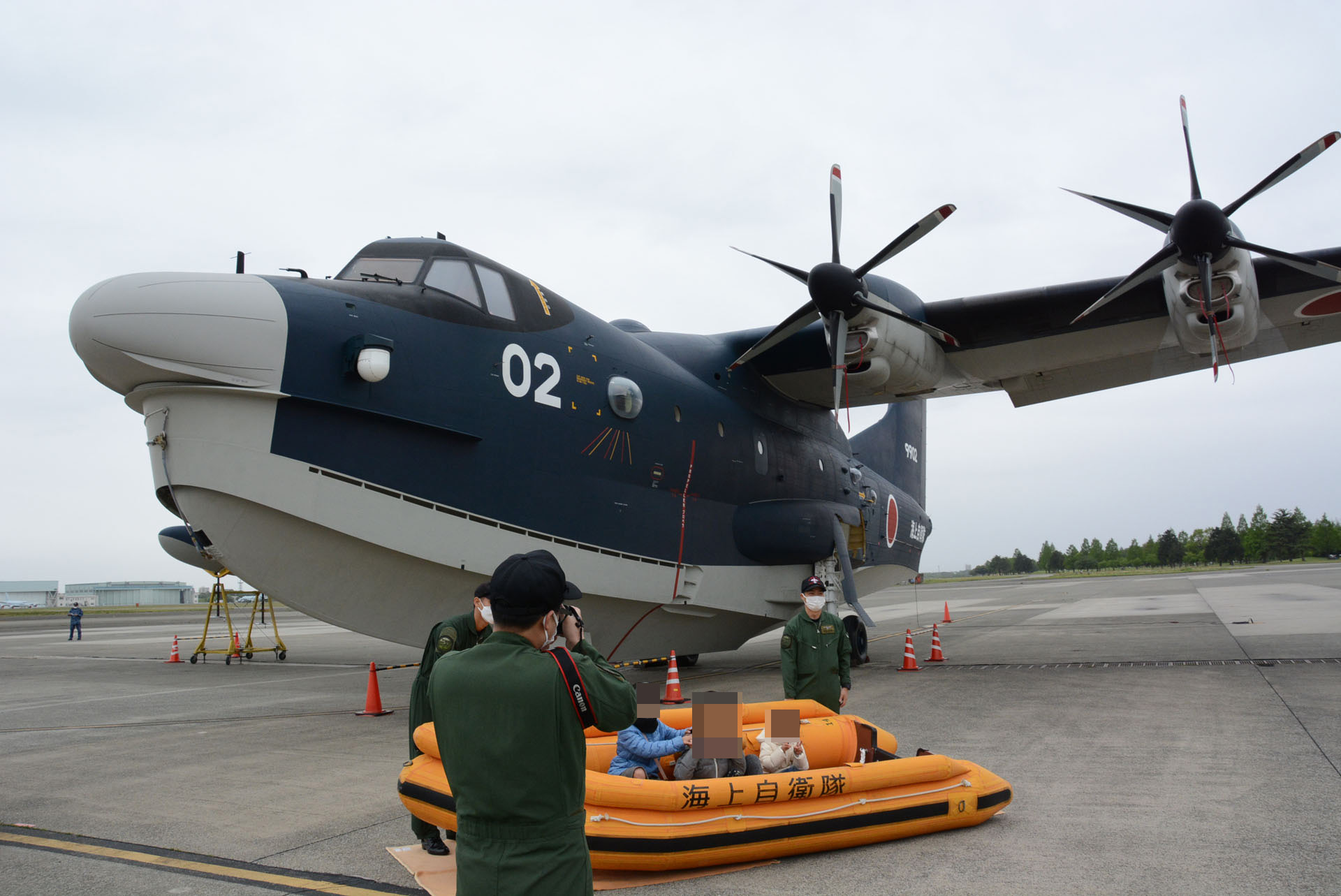 水上着陸が可能な「US-2」