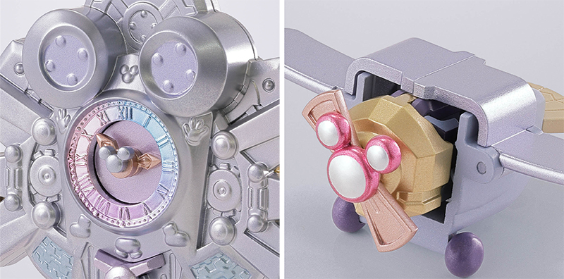 キャラクターモチーフ：隠れミッキーをはじめキャラクターモチーフが随所に隠されている