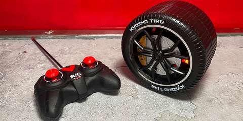 タイヤだけで走るラジコン「R/C ザ・タイヤ！」が4月下旬に発売