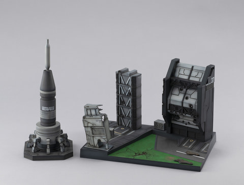 ジオラマ「Gストラクチャー」シリーズに「GS06・ヘリオポリスバトル