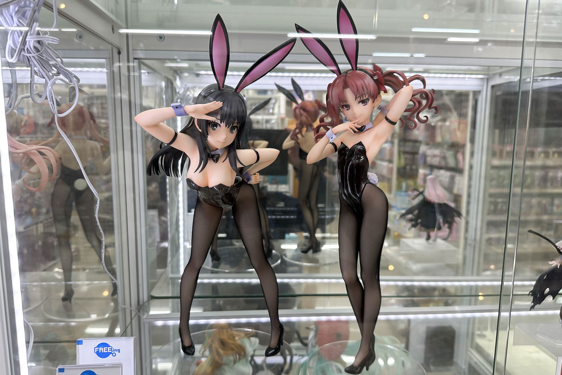 右が「佐天涙子 バニーVer.」で左が「白井黒子 バニーVer.2nd」