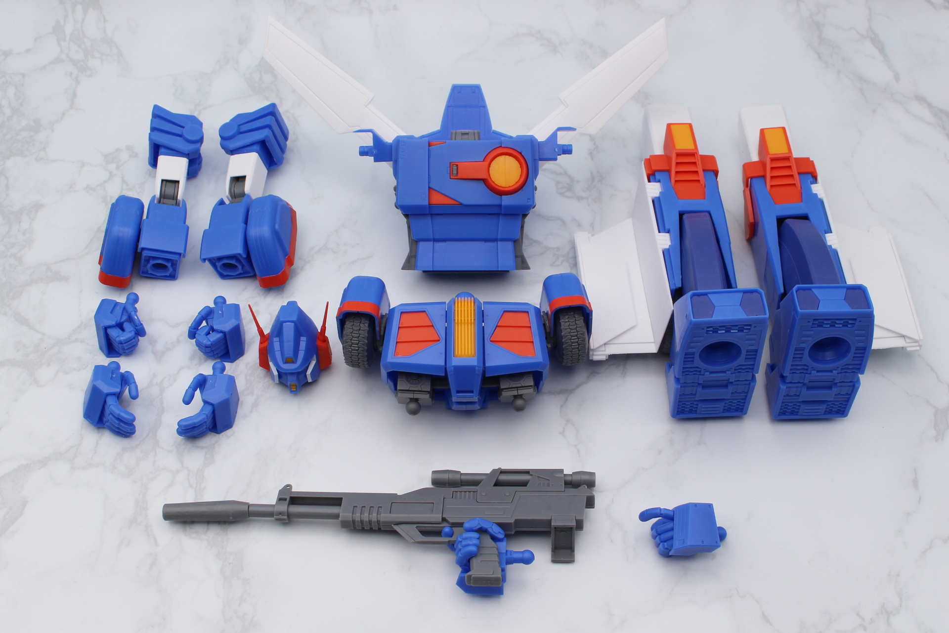 完成した全てのパーツ