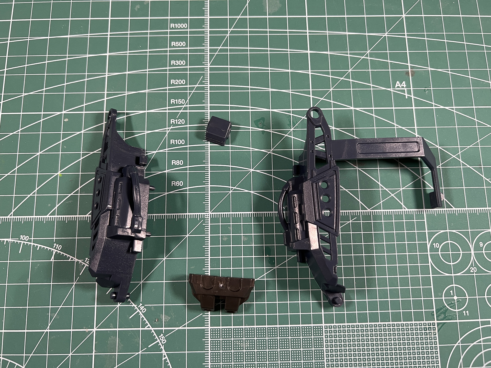 胸の部分の装甲部分