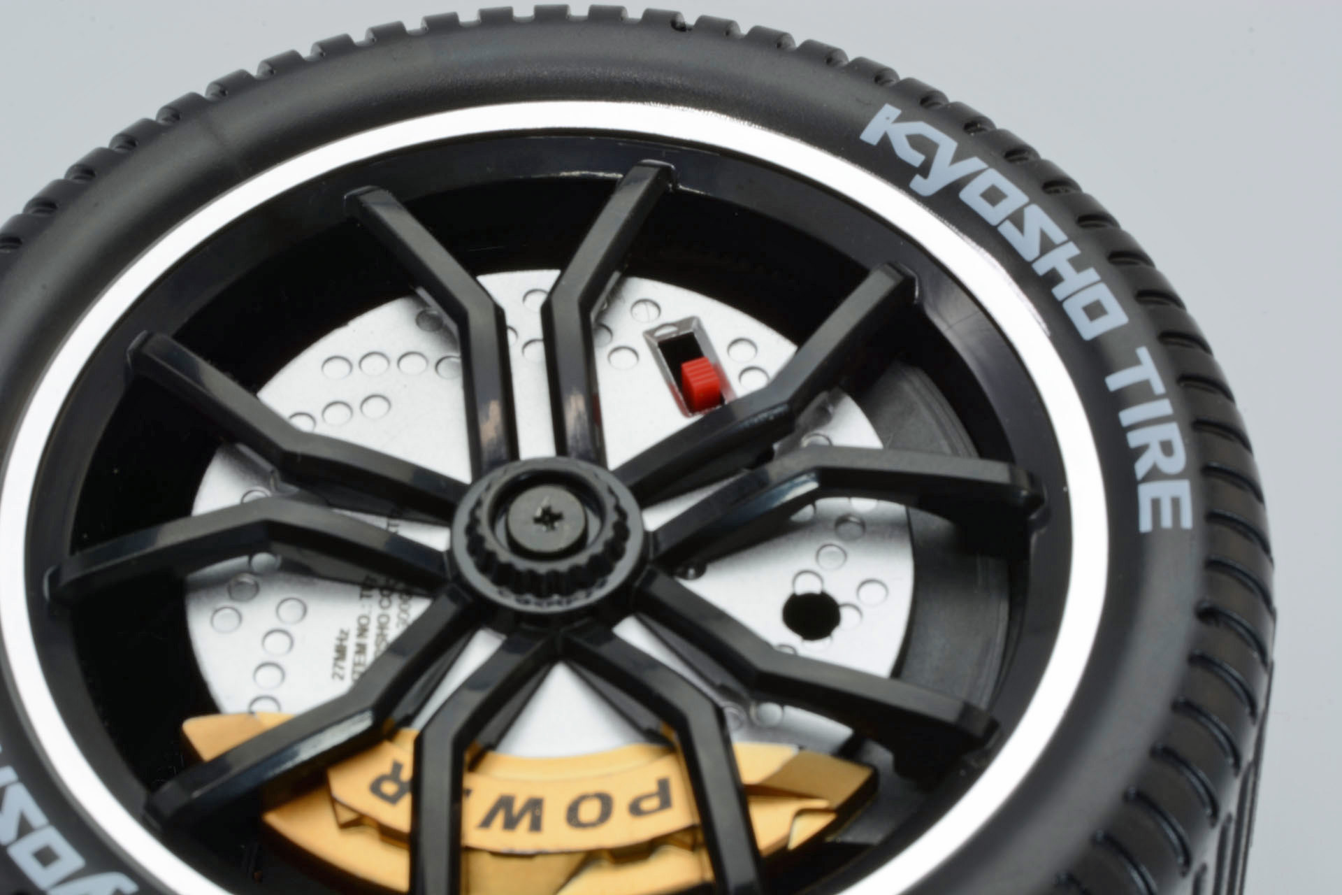 ディスクローター部分にスイッチがある