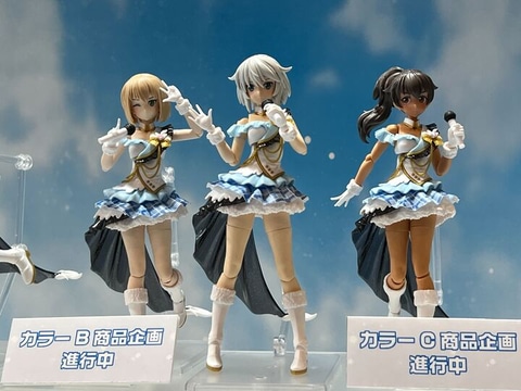 30MS」×「シャニマス」コラボプラモデル試作品が展示【#静岡ホビー