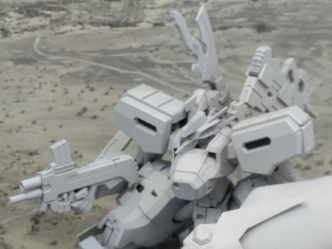 マブラヴ」より戦術機「撃震」プラモデル原型が展示！【#静岡ホビー