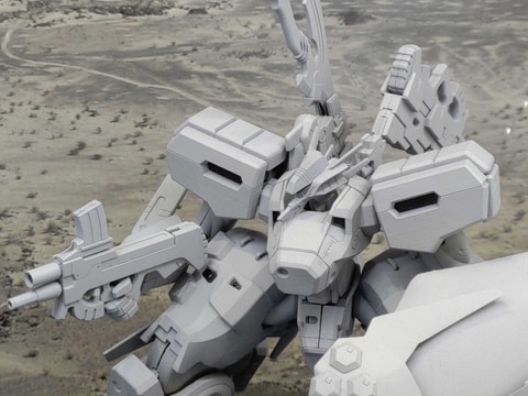 マブラヴ」より戦術機「撃震」プラモデル原型が展示！【#静岡ホビー
