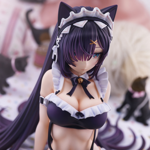 イラストレーター・Mika Pikazo氏が描く「猫メイド」フィギュア