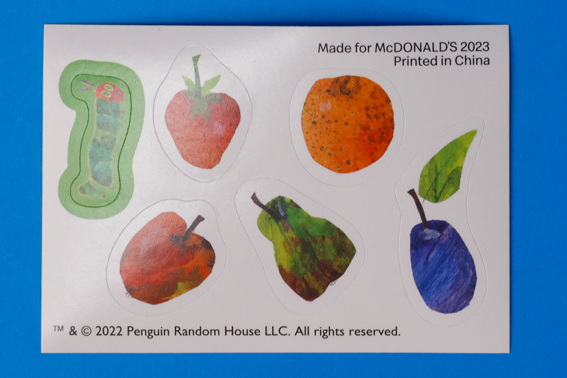 自由なところに貼ることが出来るシールも付属