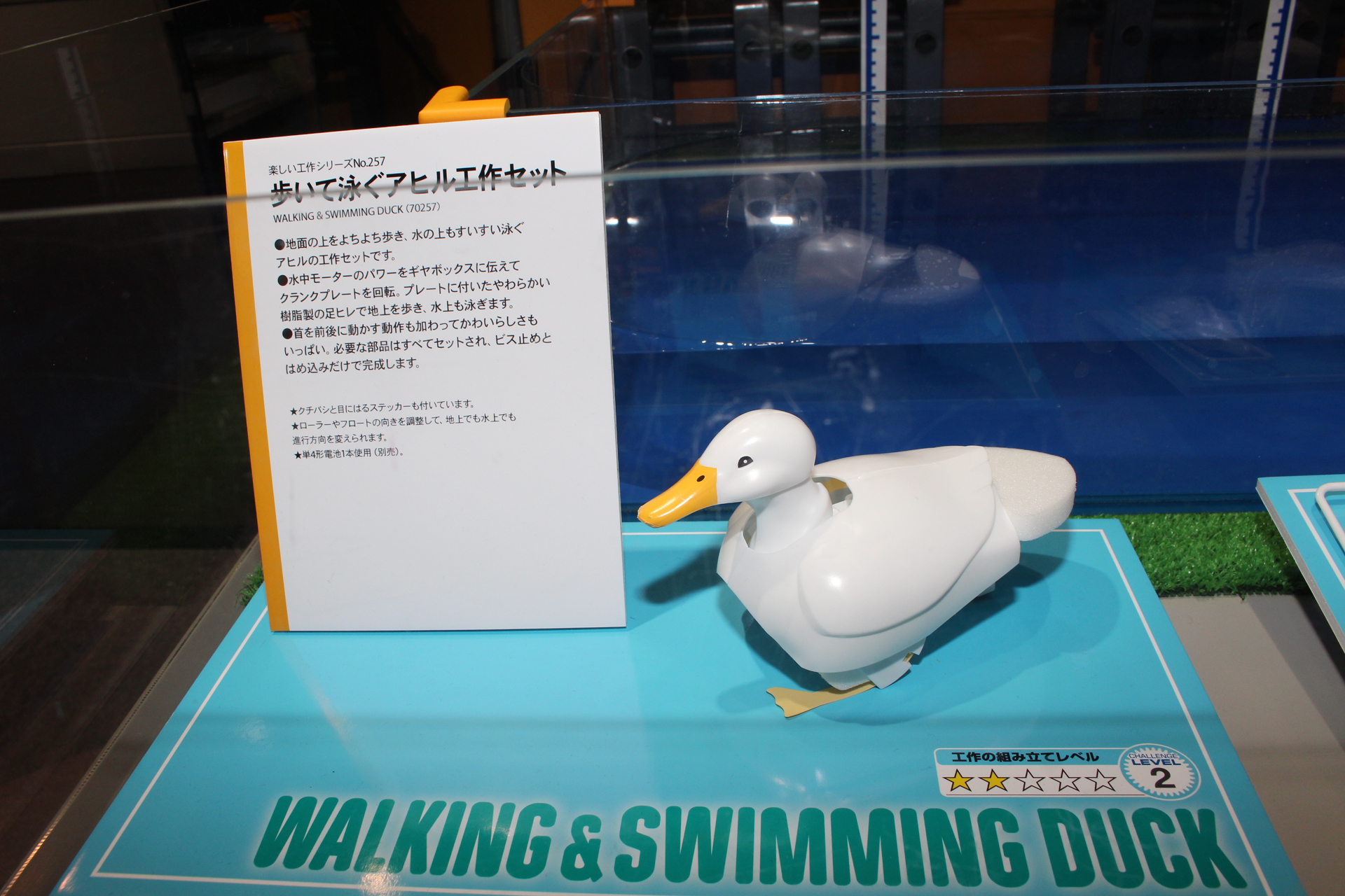 「泳いで歩くアヒルセット」。発売日、価格は未定