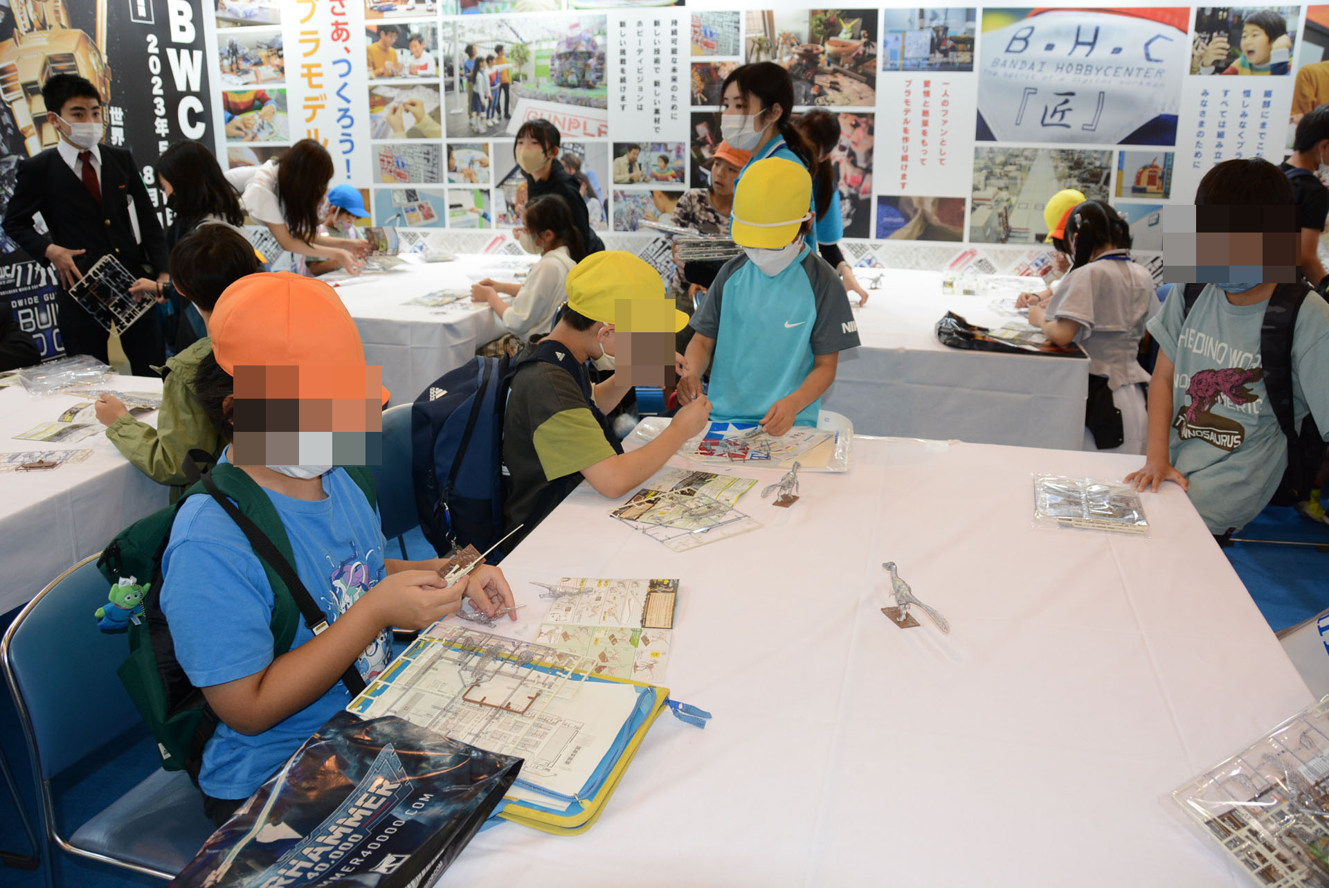 恐竜プラモデル「プラノサウルス」のワークショップも