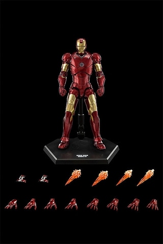 アイアンマン フィギュア ダークグリーン スーツ アイアンマン 3 ラストシン マーベル「インフィニティ・サーガ」より「DLX Iron Man Mark 3（DLX