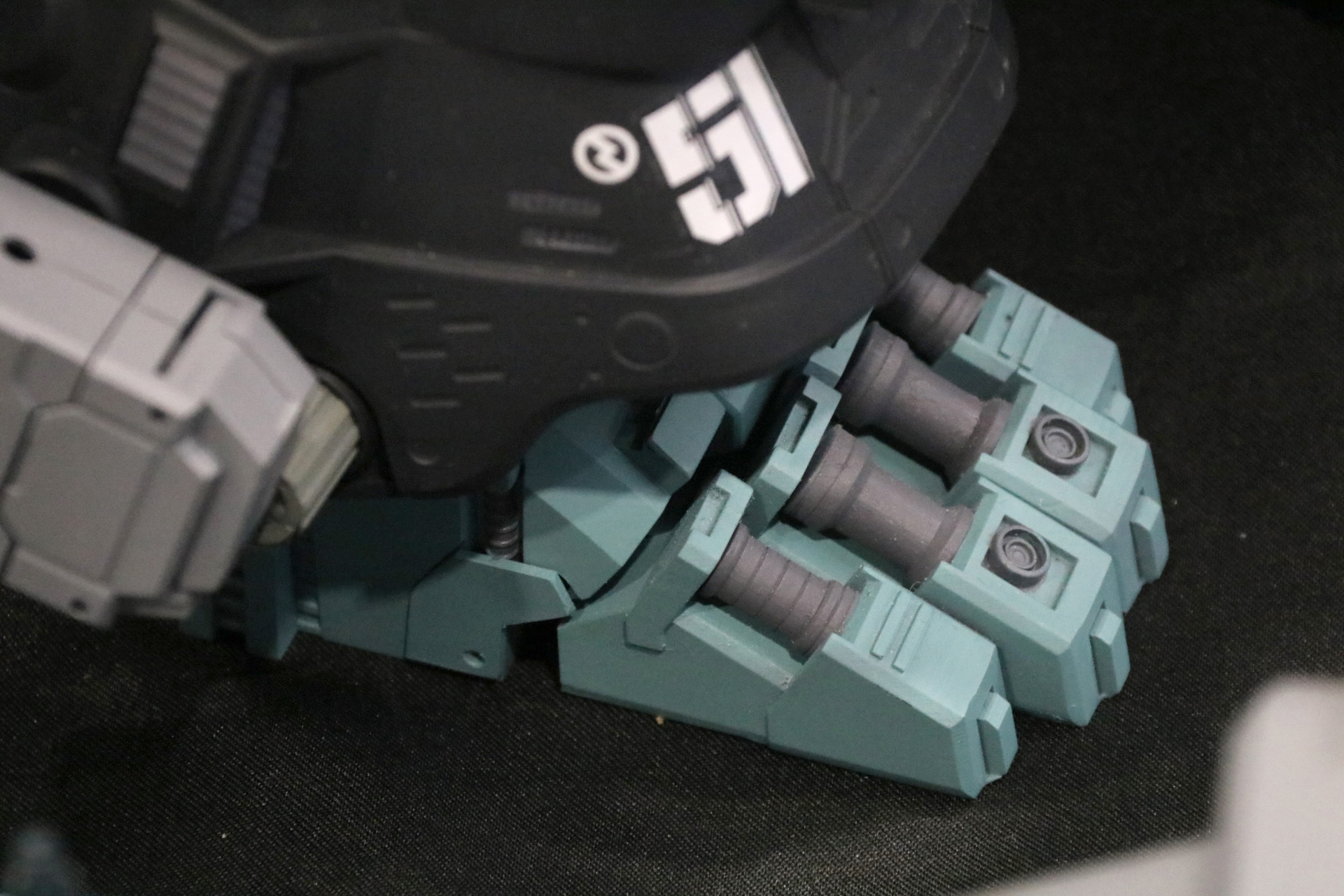 つま先は3Dプリンターによってつくられている