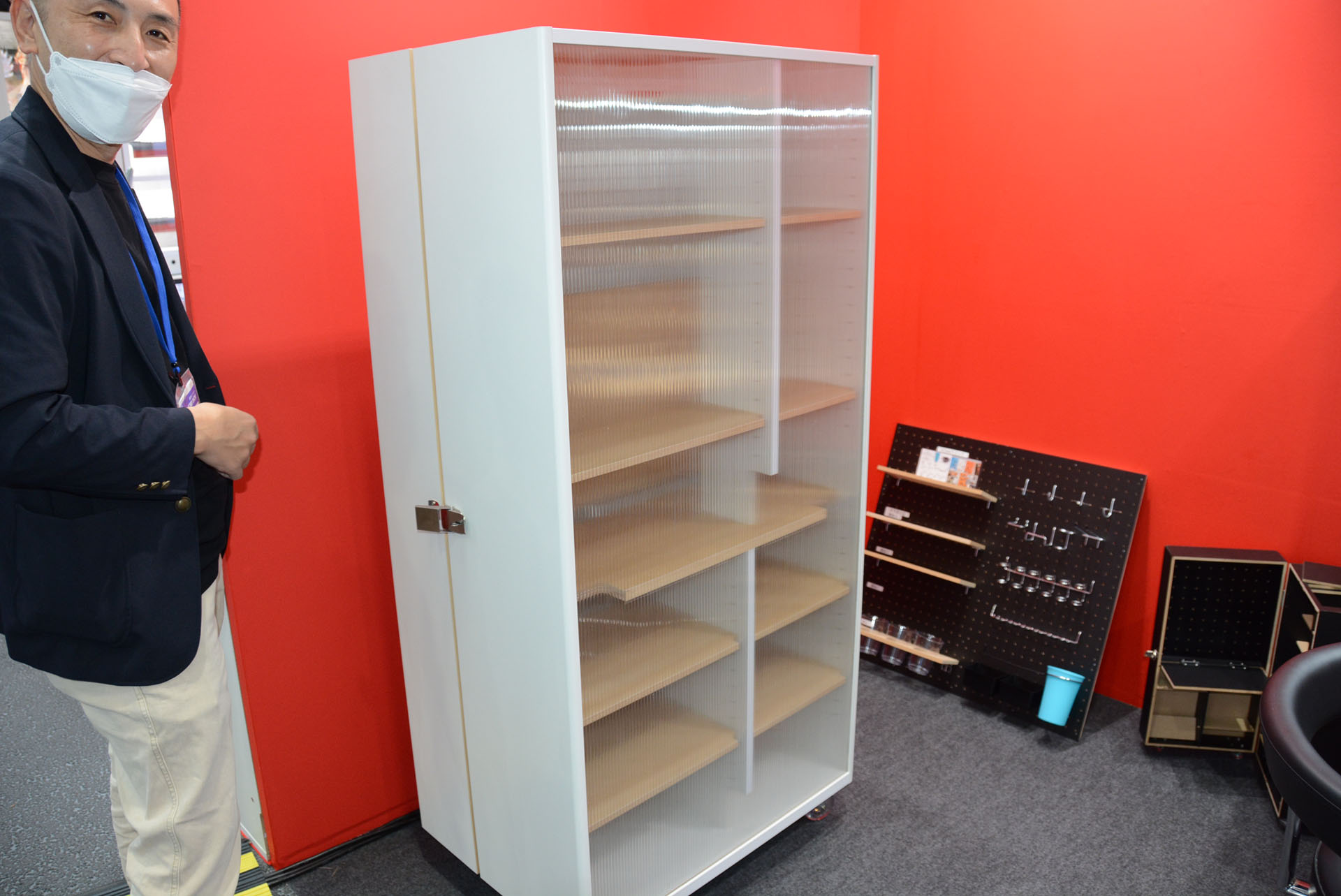 使わないときはこのように収納できる