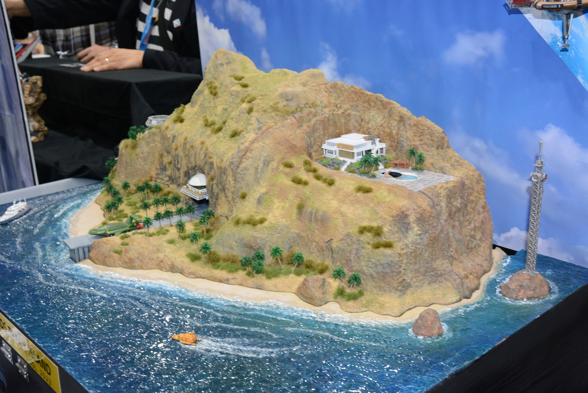 SOL氏の「サンダーバード秘密基地」。1965年の番組放映当時、多くの人が憧れた秘密基地だ