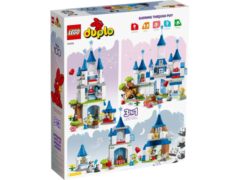 レゴ デュプロ ディズニー100周年 3in1 まほうのお城」が楽天