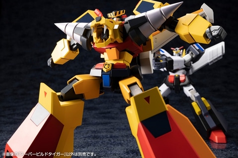 勇者警察ジェイデッカー」より、ビルドチームが超建築合体した