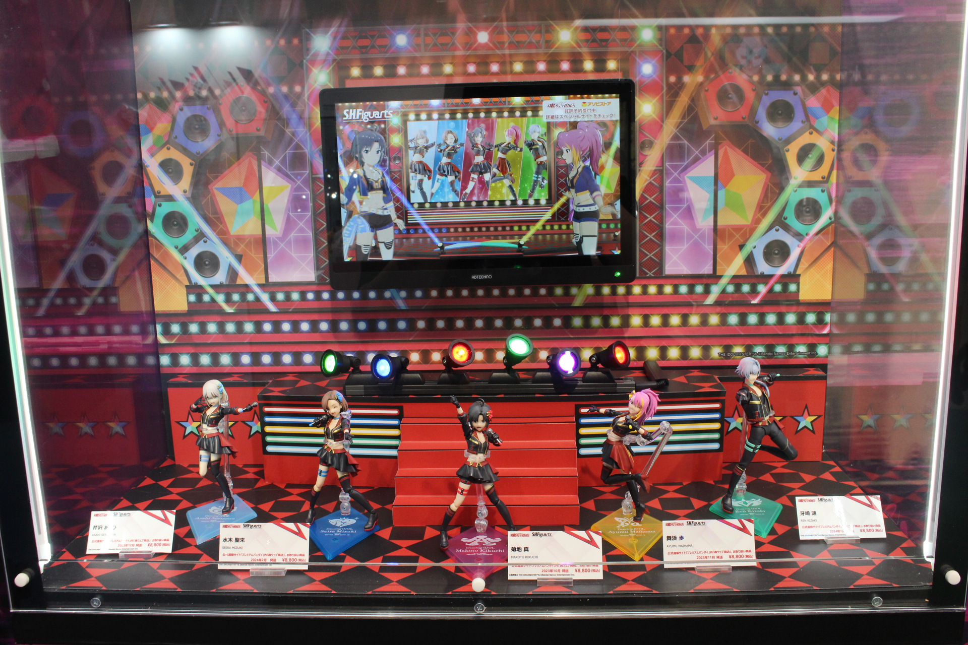 TAMASHII NATIONS STORE TOKYOの「アイドルマスター」シリーズ×TAMASHII NATIONS展示コーナー