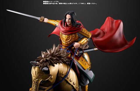 フィギュアーツZERO キングダム 信 羌瘣 桓騎 嬴政 セット キングダム」よりフィギュア「フィギュアーツZERO 嬴政 -出陣-」本日5