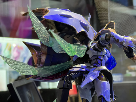 金属の光沢が映える！「METAL BUILD DRAGON SCALE サーバイン」彩色試