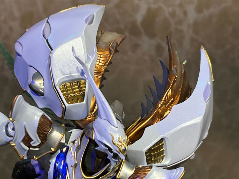 金属の光沢が映える！「METAL BUILD DRAGON SCALE サーバイン」彩色試