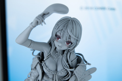 ホロライブ「holoX」の掃除屋・沙花叉クロヱさんのフィギュア原型が