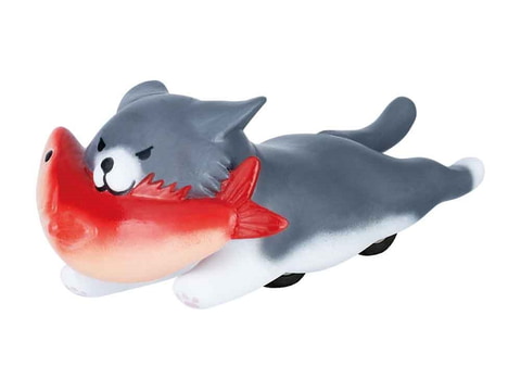 お魚をくわえた猫が走る！ カプセルトイ「ノラ猫ダッシュ」発売